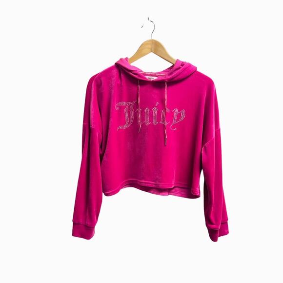 Juicy Couture Pink Bling Velour Matching Tracksuit Set‎ Size Large - Picture 2 of 13